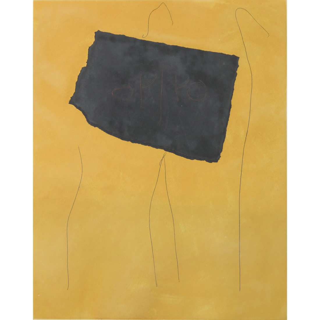 Appraisal: PRINT ROBERT MOTHERWELL Robert Motherwell American - Oy Yo soft