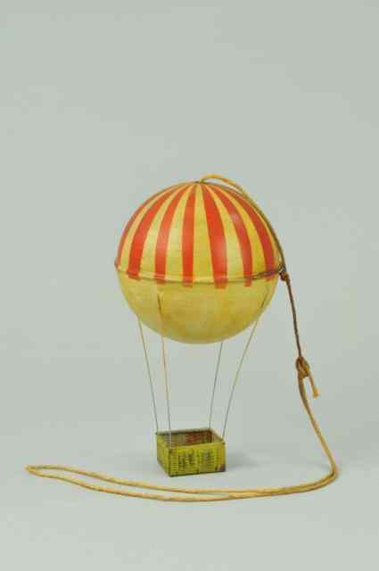 Appraisal: HOT AIR BALLOON TOY Mfg unknown made of tin restored