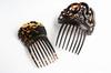 Appraisal: TORTOISESHELL HAIR COMBS - th c Carved Combs the larger