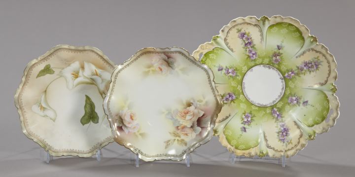 Appraisal: Three-Piece Group of Porcelain first quarter th century consisting of