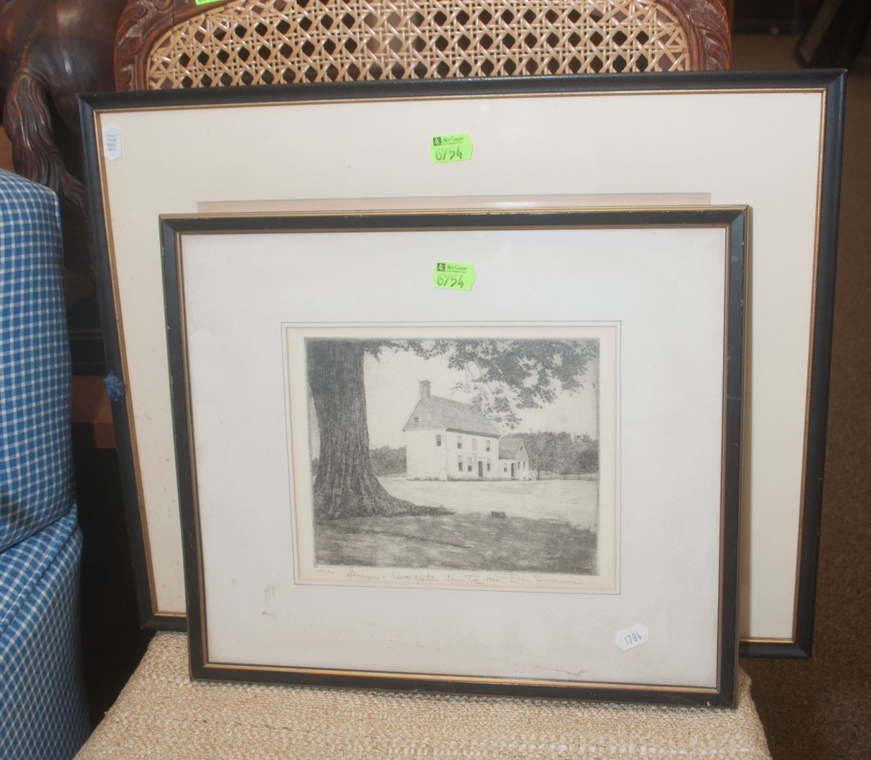 Appraisal: Two framed Don Swann prints