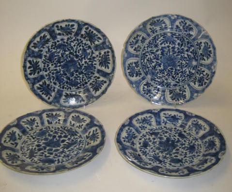 Appraisal: A SET OF FOUR CHINESE PORCELAIN PLATES of circular form