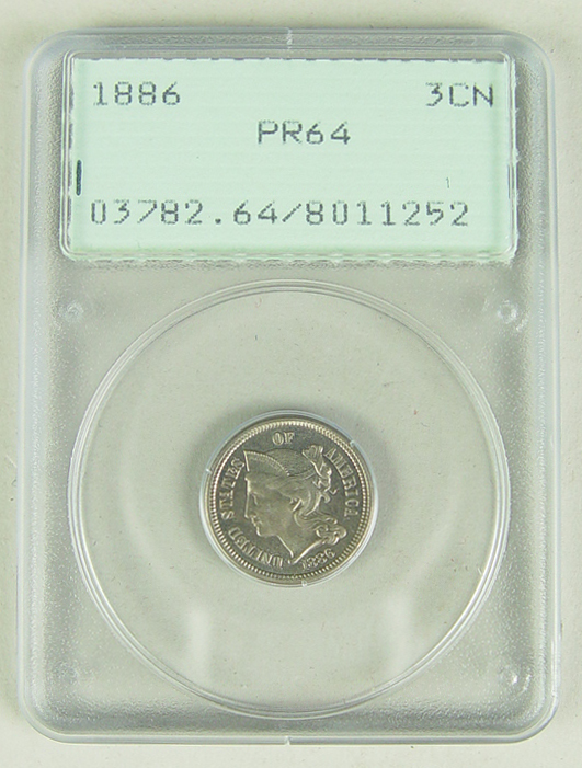 Appraisal: Proof -Cent Nickel Graded Proof by PCGS in old holder