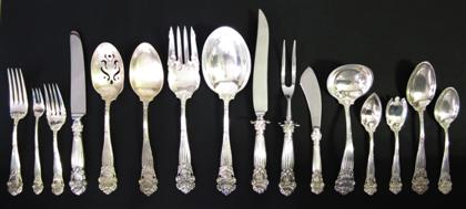 Appraisal: Sterling silver partial flatware service towle silversmiths newburyport ma late