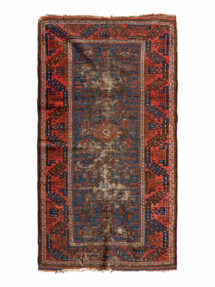 Appraisal: A Baluchi Wool Rug A Baluchi Wool Rug Circa feet