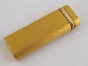 Appraisal: A Cartier gold plated cigarette lighter