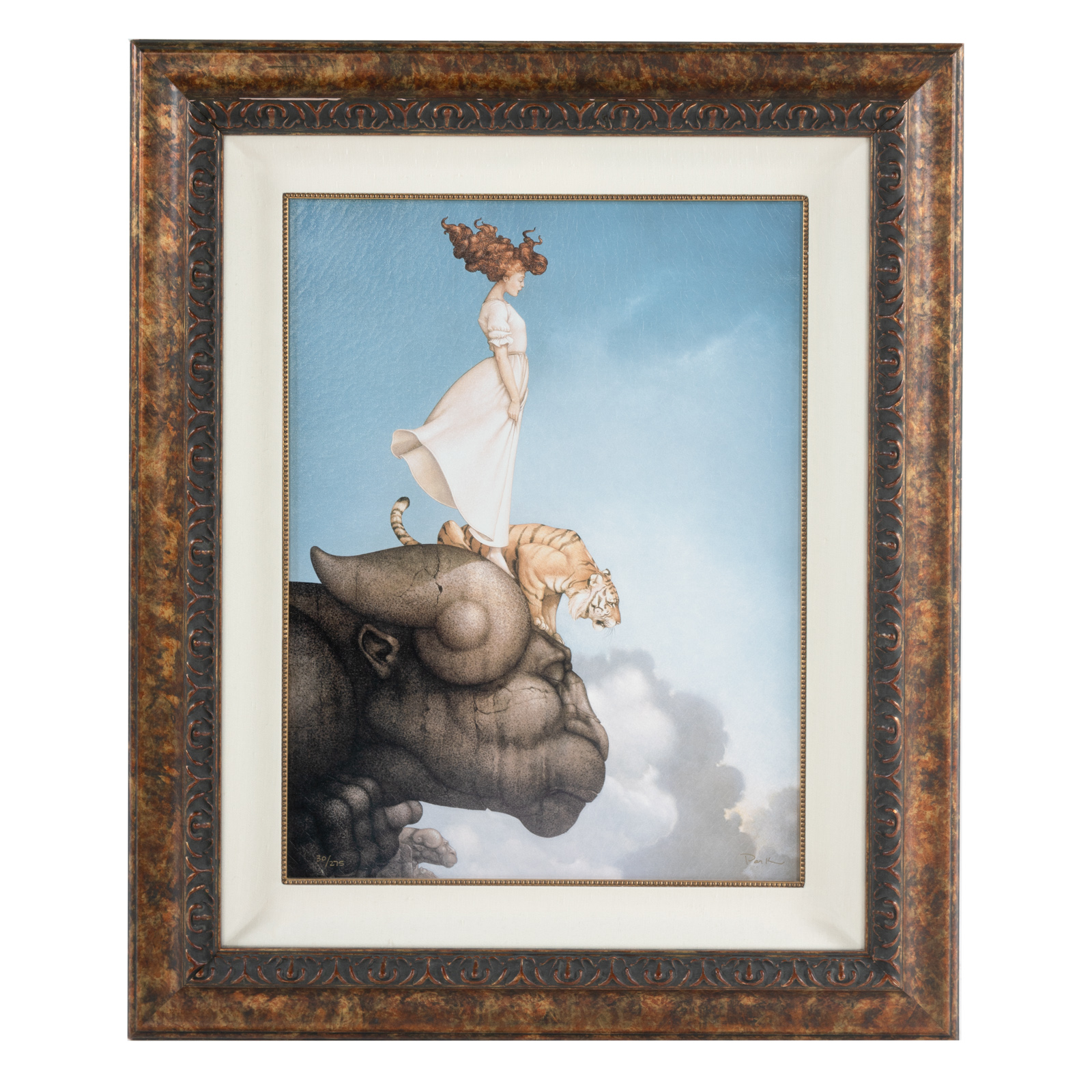 Appraisal: MICHAEL PARKES SKY MEDITATION GICLEE American Spanish b Giclee on