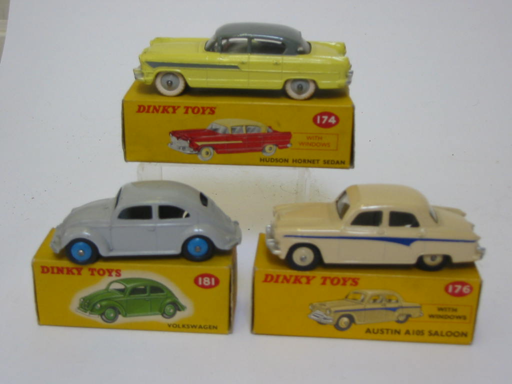 Appraisal: Hudson Hornet Sedan yellow and grey Austin A Saloon cream