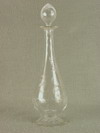 Appraisal: DECANTER - Fine hand blown and cut glass decanter signed