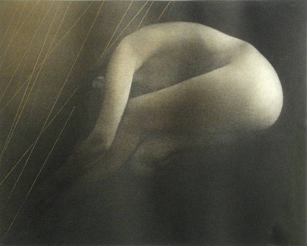 Appraisal: Mikio Watanabe Japanese born Pluie d'or Mezzotint printed on wove