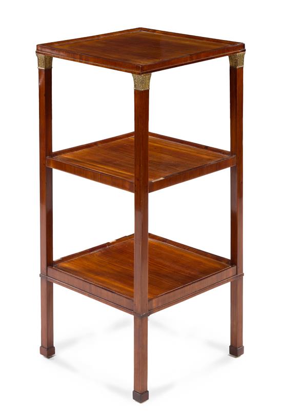 Appraisal: Sale Lot A Biedermeier Mahogany Etagere th century each of