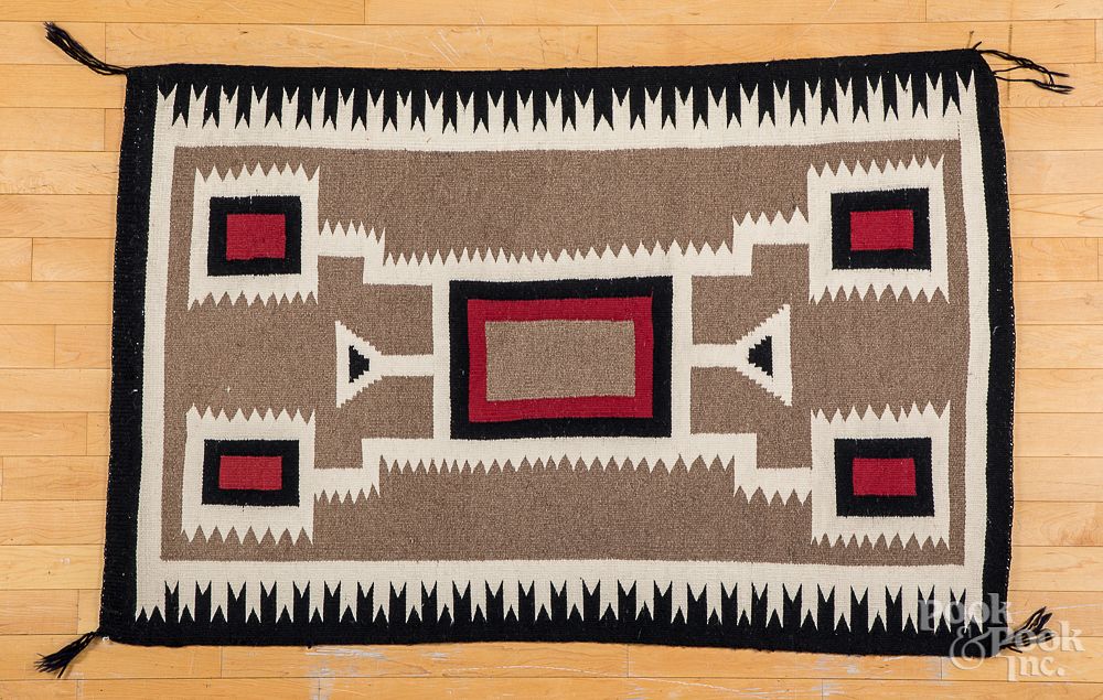 Appraisal: Navajo Indian rug x Navajo Indian rug x Provenance The