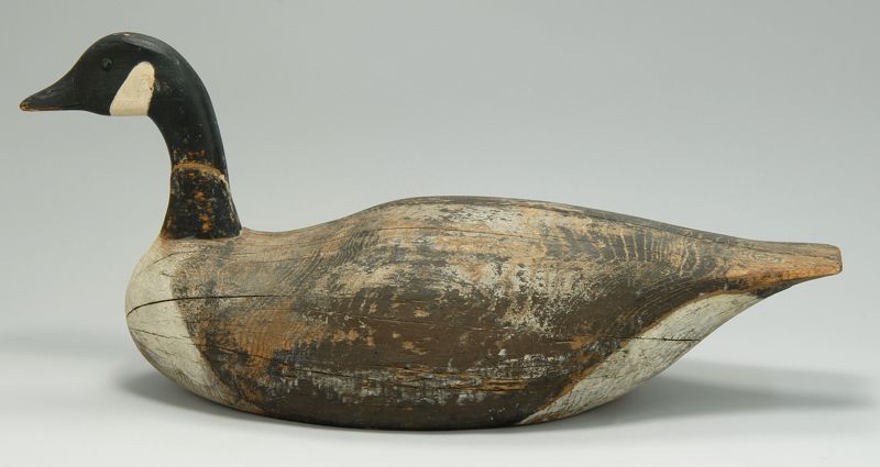 Appraisal: RARE CANADA GOOSE DECOY By Joe Lincoln of Accord Massachusetts