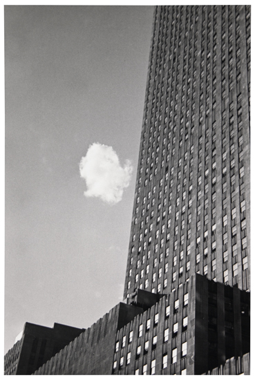 Appraisal: KERT SZ ANDR - New York Lost Cloud Silver print