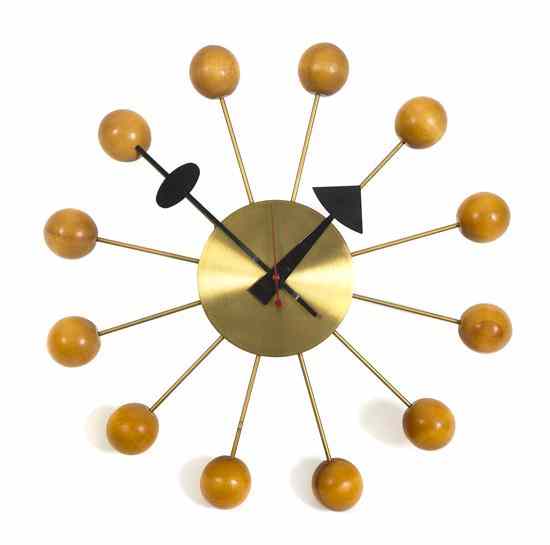 Appraisal: A George Nelson Ball Clock for Herman Miller centered with