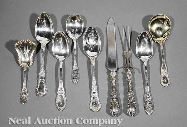 Appraisal: A Group of American Sterling Silver Serving Pieces various makers