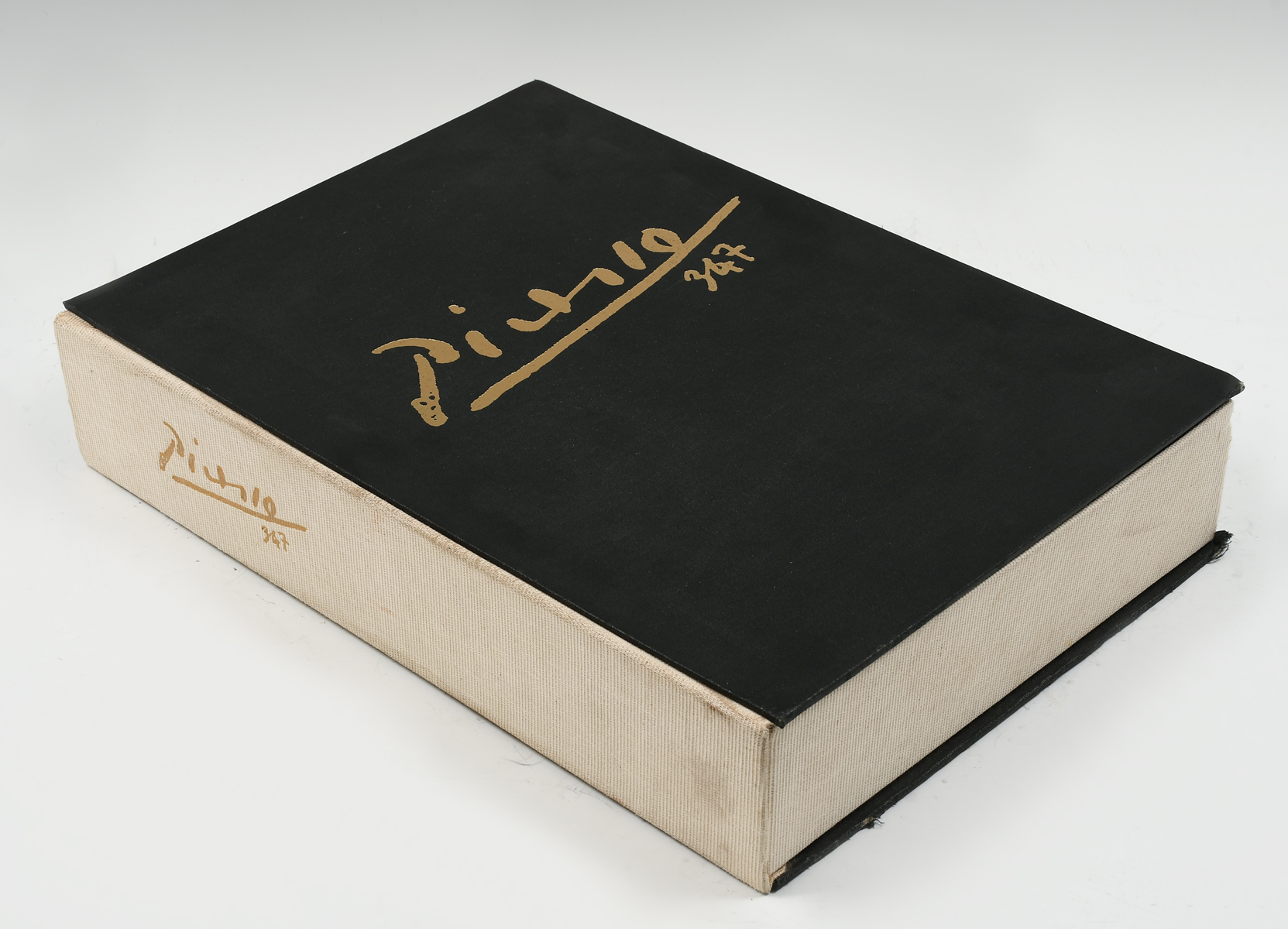 Appraisal: TWO VOLUME SET OF PICASSO BOUND HARDCOVER BOOKS CONTAINING PLATES