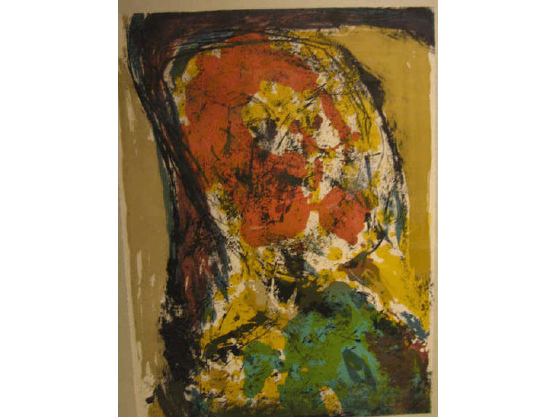 Appraisal: ASGER JORN DANISH - Abstract composition LaRougeur De Lille edition