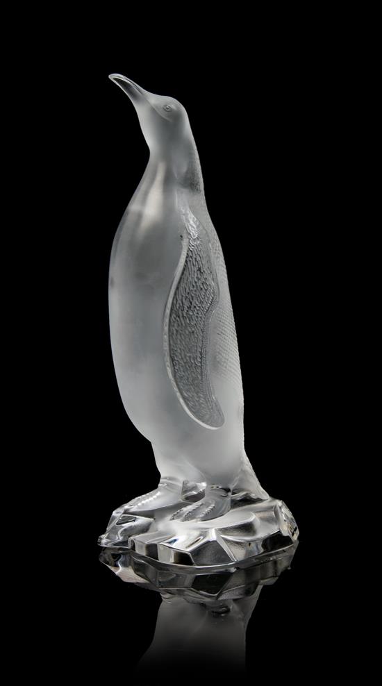 Appraisal: Sale Lot A Lalique Molded and Frosted Glass Figure depicting