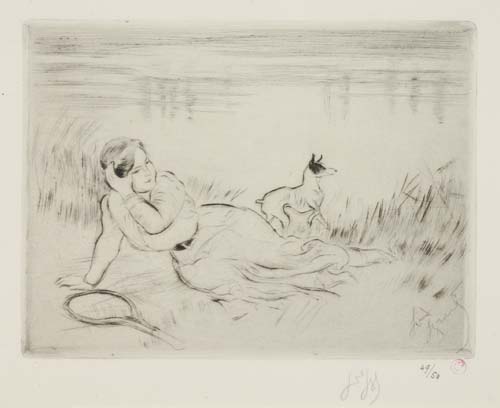 Appraisal: LOUIS LEGRAND Two etchings Anatomie Compar e x mm x