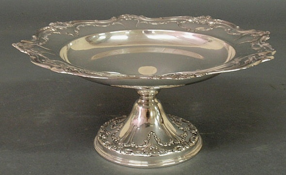 Appraisal: Gorham weighted sterling silver compote x dia