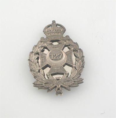 Appraisal: Regimental interest a modern badge of the th Royal Hussars