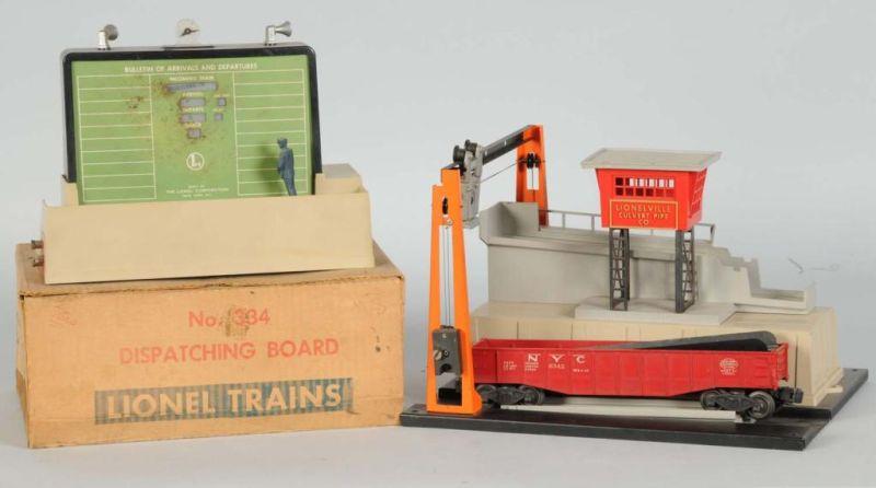 Appraisal: Lot of Lionel Accessories Description Post-war Includes dispatch board with