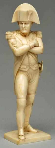 Appraisal: Ivory Carving of Napoleon Bonaparte Dieppe France th century Heroically