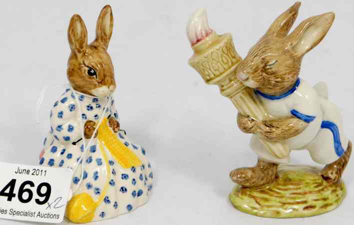 Appraisal: Royal Doulton Bunnykins Figures Olympic Bunnykins DB and Susan Bunnykins