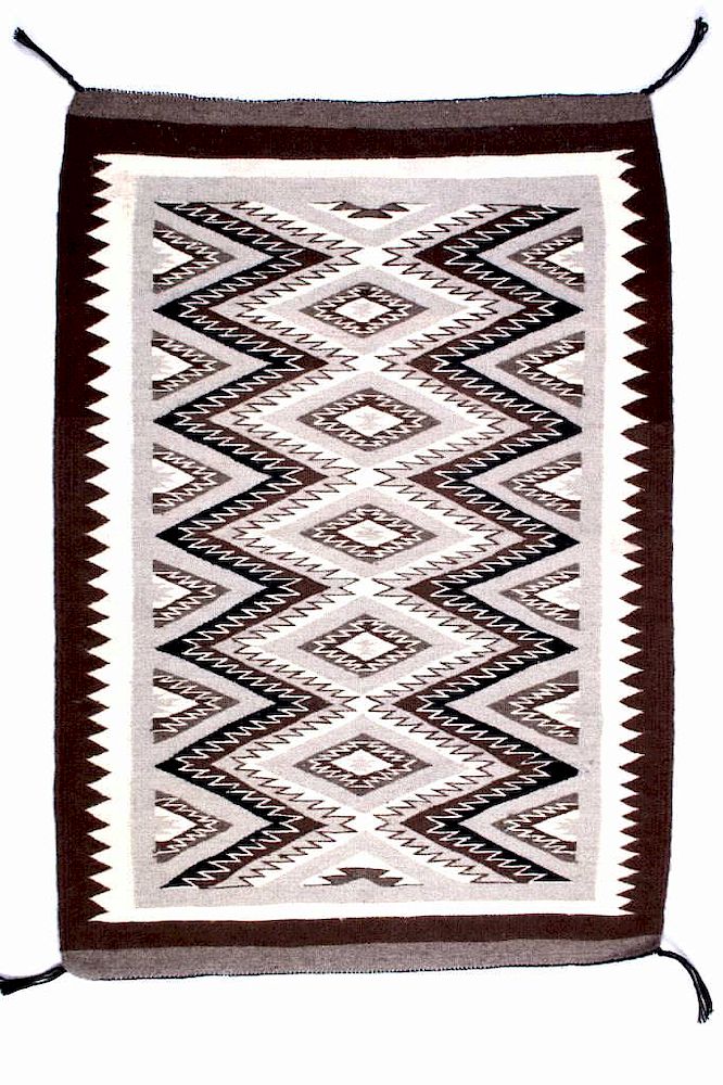 Appraisal: Navajo Bistie FINE Hand Woven Wool Rug For your consideration