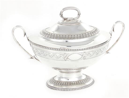 Appraisal: Walker Knowles Co silverplate tureen circa H L W Provenance