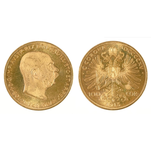 Appraisal: Gold coin Austria Corona re-strike