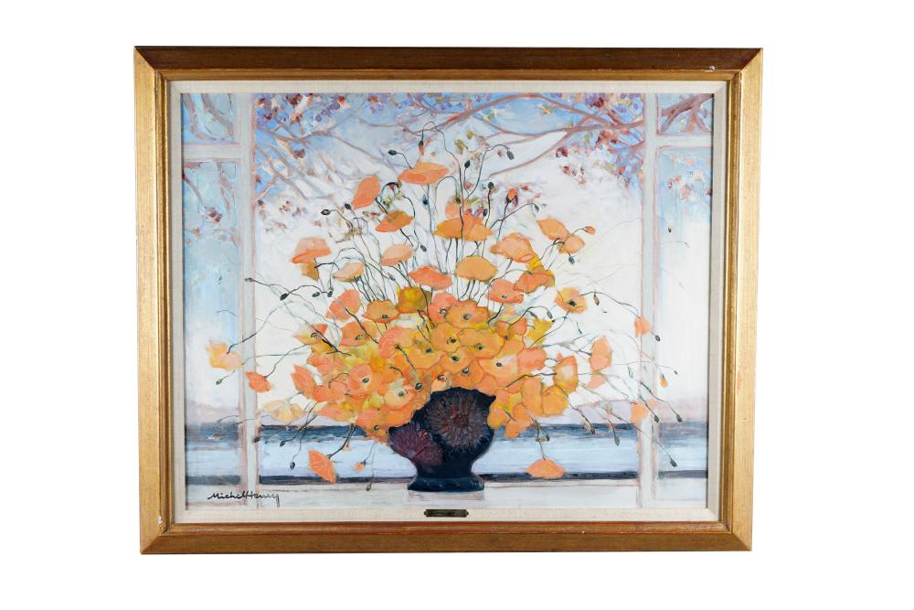 Appraisal: MICHEL-HENRY STILL LIFE oil on canvas signed lower left Provenance