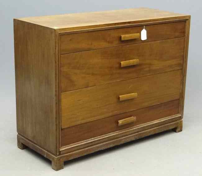 Appraisal: Mid Century drawer chest '' W '' D '' Ht