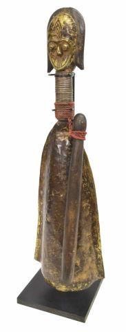 Appraisal: African bell Baka People Cameroon formed as a tall figure