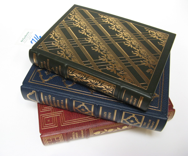 Appraisal: TWENTY COLLECTIBLE LIMITED EDITION BOOKS from the Franklin Library leather