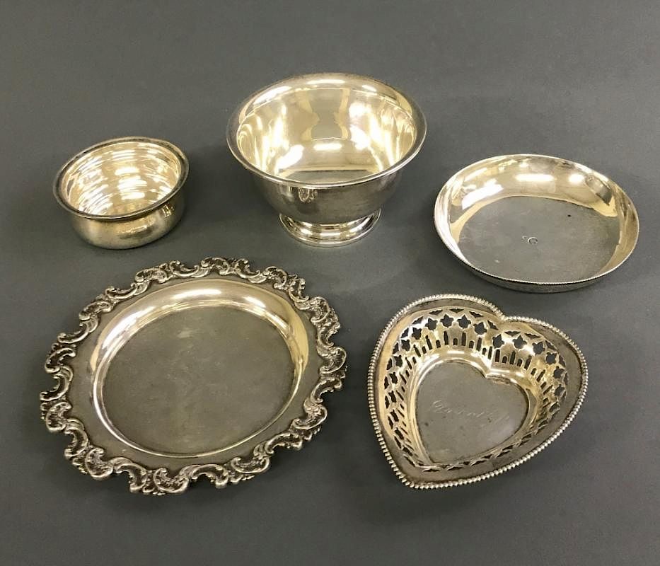 Appraisal: Sterling Silver Tableware Sterling silver tableware various makers and patterns