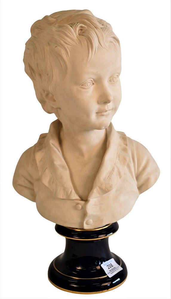 Appraisal: Sevres Bust After Jean Antoine Houdon of Alexandre Brongniart marked