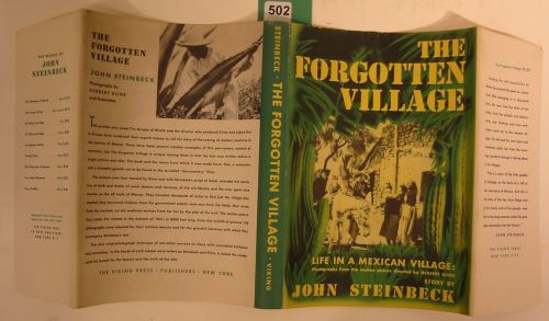 Appraisal: STEINBECK JOHN The Forgotten Village Photographic plates from the film