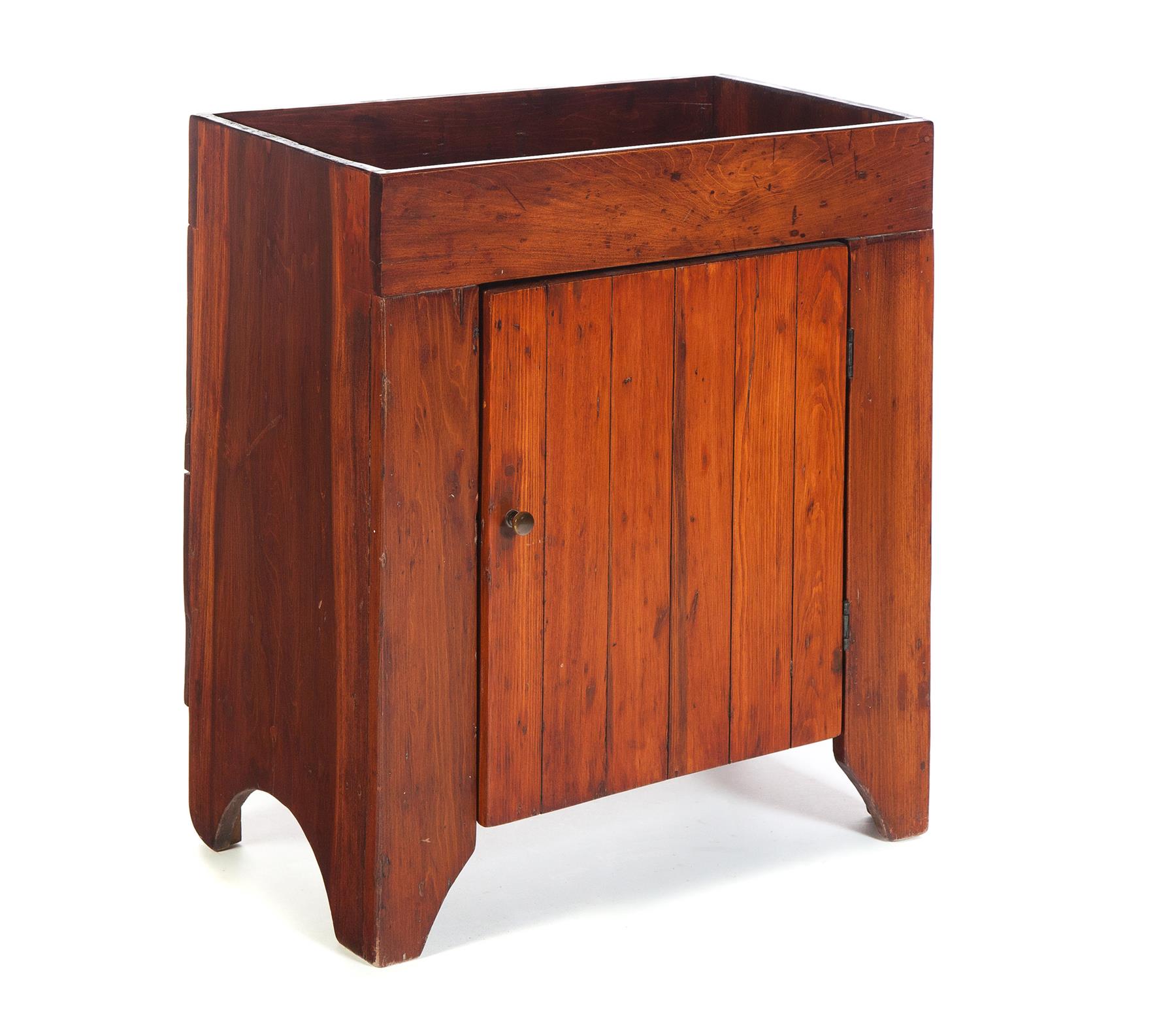 Appraisal: DRY SINK American late th-early th century Poplar pine chestnut