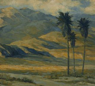 Appraisal: George Spangenberg ''San Jacinto Vista Grande'' signed lower right G