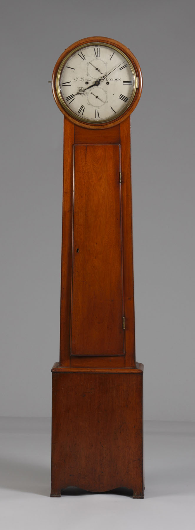 Appraisal: J Martin London Regulator Dovetailed mahogany case in nice old