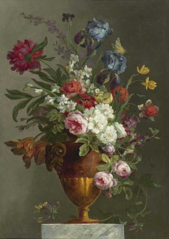 Appraisal: LORRAIN LOUIS JOSEPH LE Paris - St Petersburg Flowers in