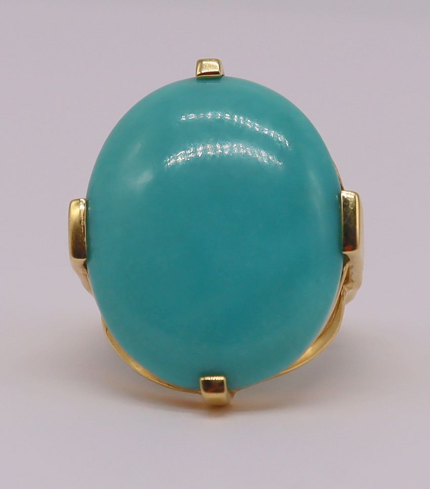 Appraisal: JEWELRY Ippolita Rock Candy kt Gold and Turquoise Ring Ippolita