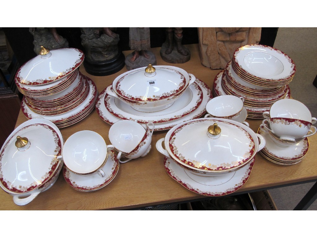 Appraisal: Royal Doulton Winthrop dinner set to include tureens platters plates