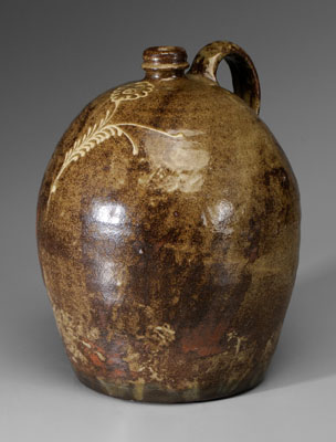 Appraisal: Edgefield Jug attributed to Collin Rhodes - South Carolina th