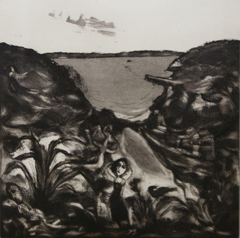 Appraisal: Garry Shead born Bundeena etching signed 'Garry Shead' lower right