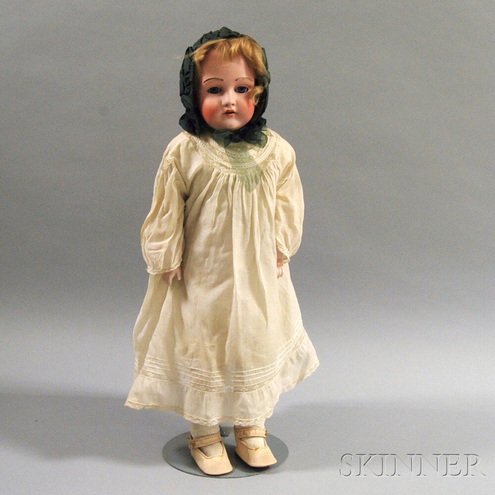 Appraisal: Kestner Bisque Shoulder Head Doll Germany marked Dep to back