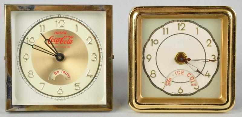 Appraisal: Lot of Coca-Cola Desk Clocks German s to s The