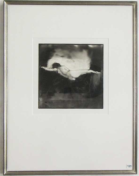 Appraisal: STEPHEN HAYES MONOTYPE PRINT ON PAPER Oregon born Reclining Figure